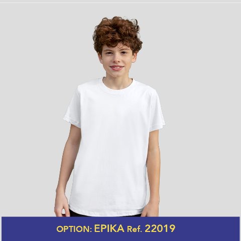 T-Shirt Criança Branca "keya" - YC150