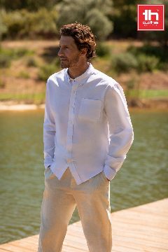 Camisa oxford de manga comprida para homem Tokyo – foto 5