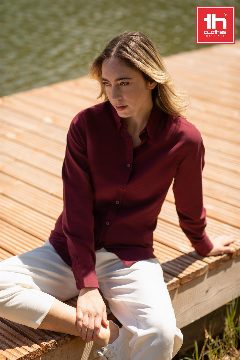 Camisa oxford de manga comprida para senhora Tokyo Women – foto 6