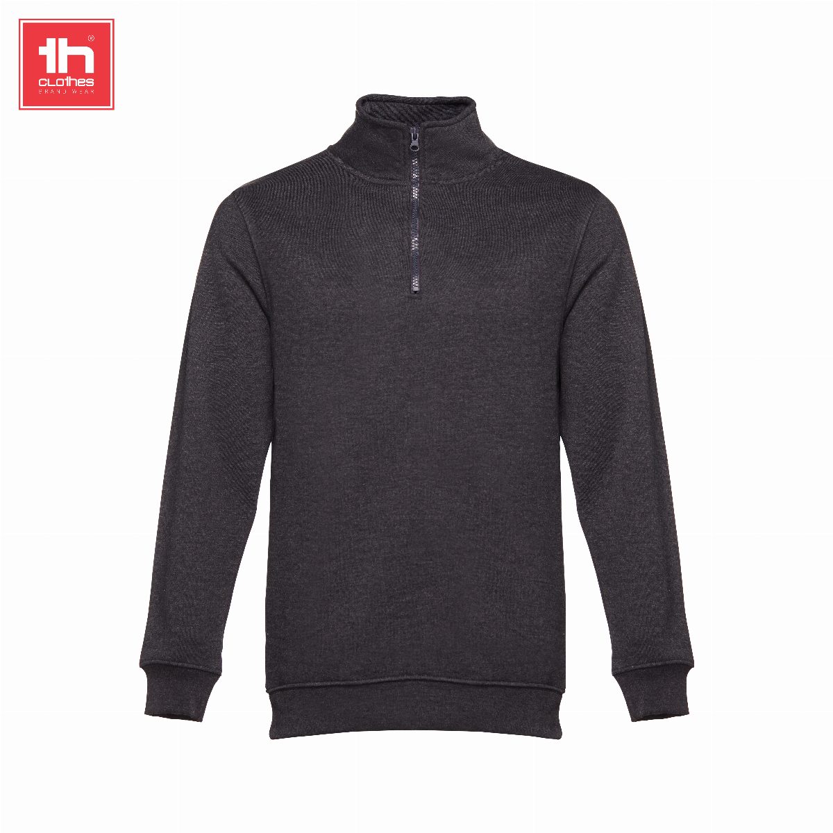 Sweatshirt unissexo com fecho 1/4 Budapest