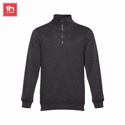 Sweatshirt unissexo com fecho 1/4 Budapest