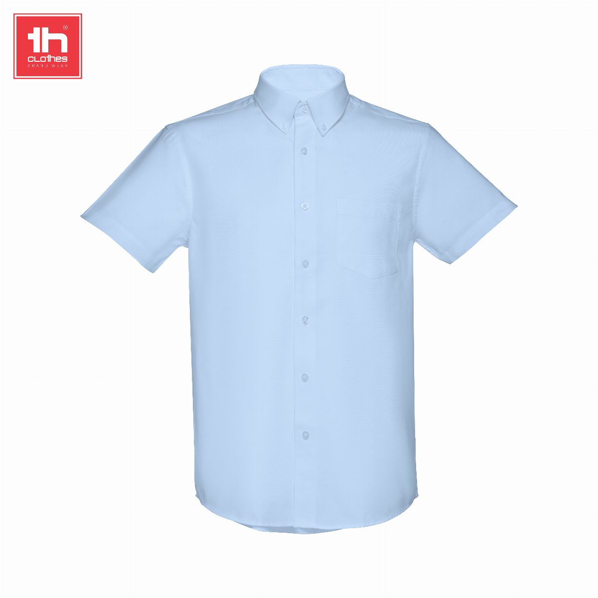 Camisa oxford de manga curta para homem London