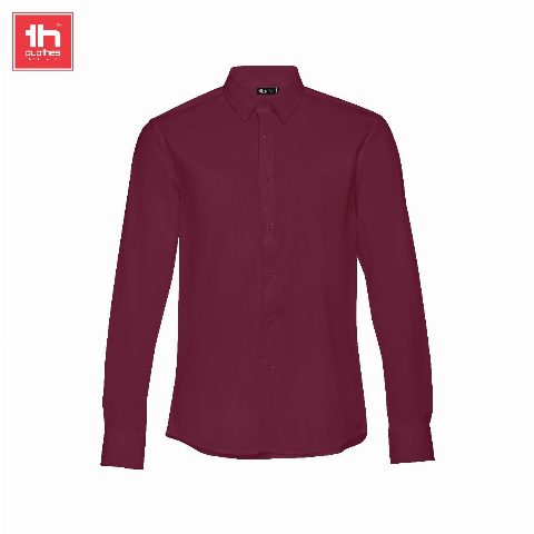 Camisa popelina de manga comprida para homem Paris
