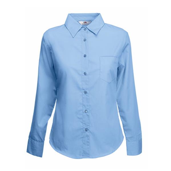 Ladies Poplin LSL