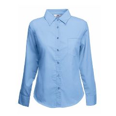 Ladies Poplin LSL
