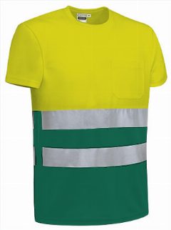 T-shirt de Alta Visibilidade bicolor Demolition – foto 5