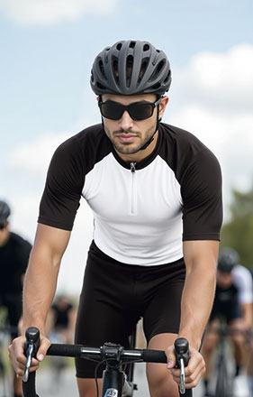 Maillot de ciclismo bicolor de manga curta Giro