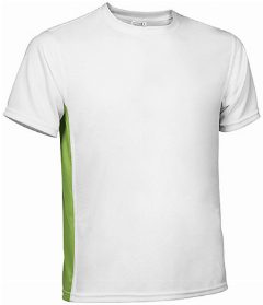 T-shirt desporto bicolor de manga curta Leopard – foto 2