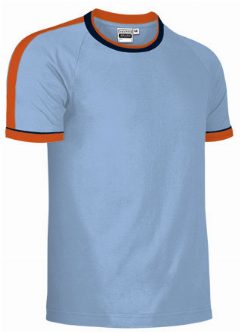 T-shirt de gola redonda e desenho bicolor Splash – foto 2