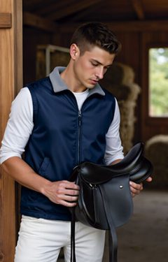 Colete reversível com bolsos Aspen