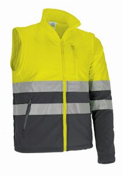 Colete softshell de Alta Visibilidade bicolor Brampton – foto 3