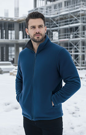 Forro polar com sherpa no interior e dois Siberian