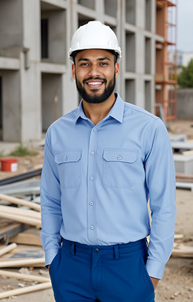 Camisa de manga comprida com dois bolsos Academy