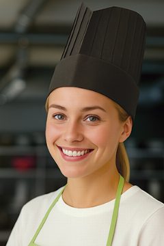 Gorro de chef descartável e ajustável Spoon