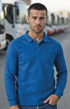 Sweatshirt de gola de polo com cintura aberta Apolo
