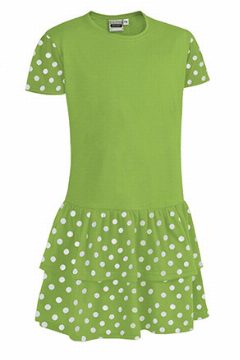 Vestido criança estampado com duplo franzido Sevillana – foto 3